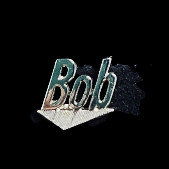 Vintage Swank Silver Tone Bob Tie Tack (5342) - Picture 2 of 4